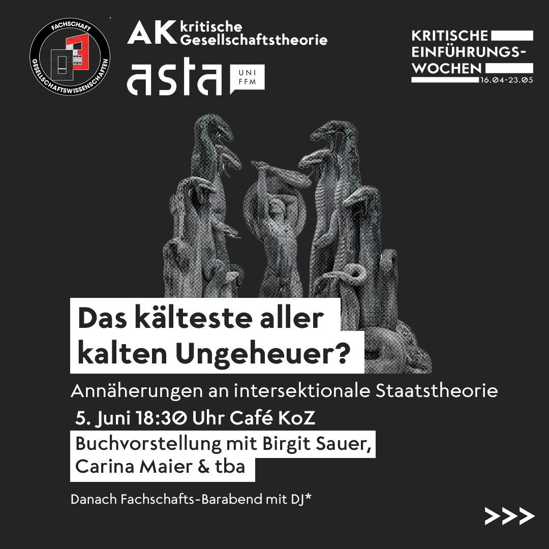 Kritische Einführungswochen: Das kälteste aller kalten Ungeheuer?